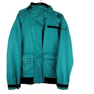 Sessions Turquoise Women Ski Snowboarding Warm Winter Jacket M *Read